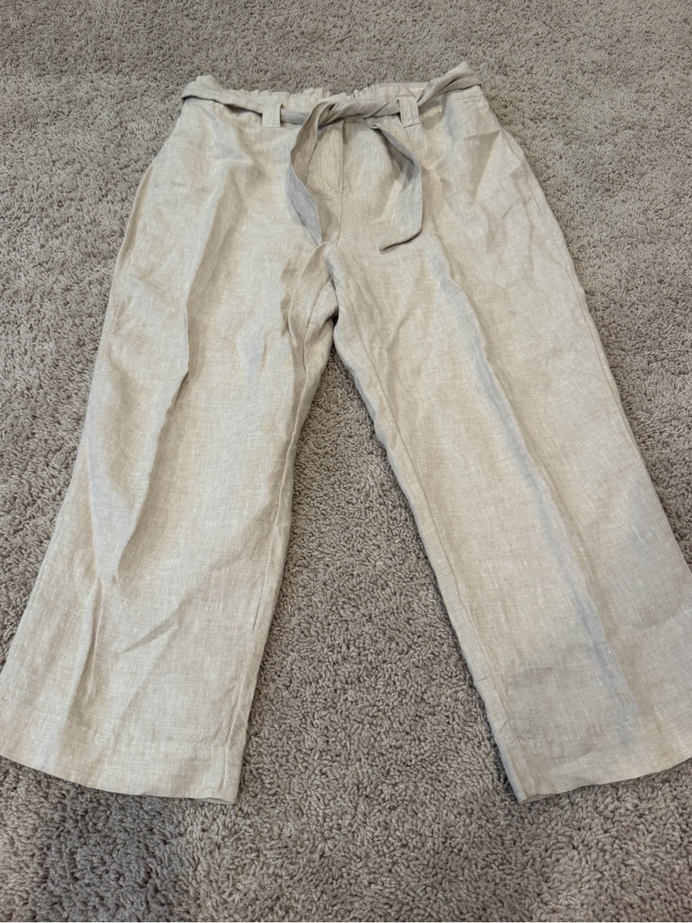 Chico’s NWT Linen Wide-Leg Pants | Size 14R